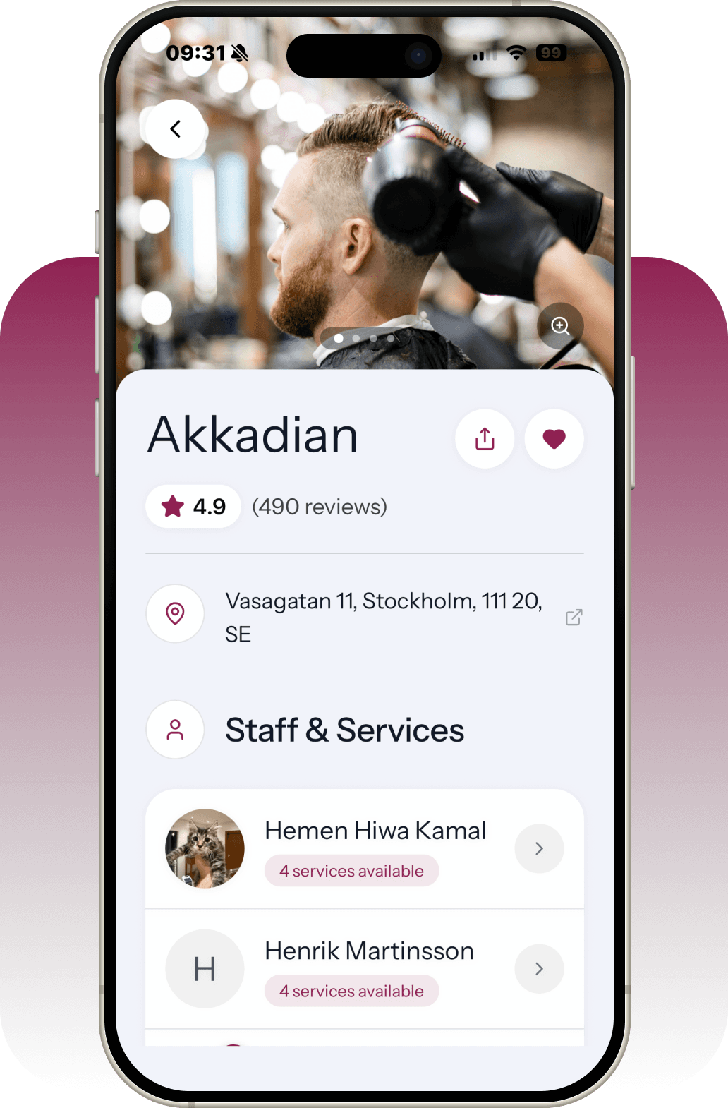 Mobile image of a business